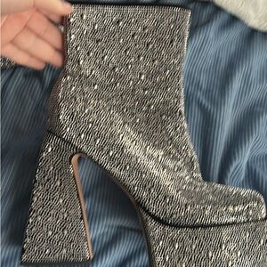 Cute Rhinestone boots.